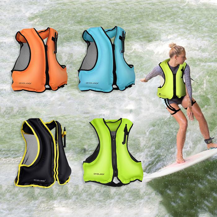 PVC Buoyancy Survival Suit with Blow Valve Inflatable Boating Life