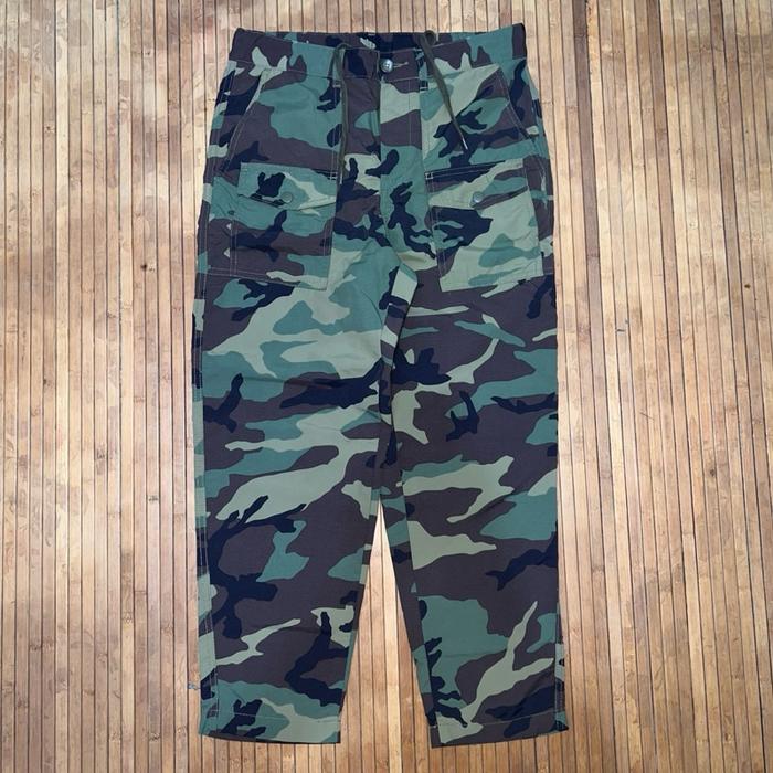 GU By UNIQLO MULTIPOCKET ARMY NYLON CARPENTER FATIGUE PANTS alpha industries orslow og 107