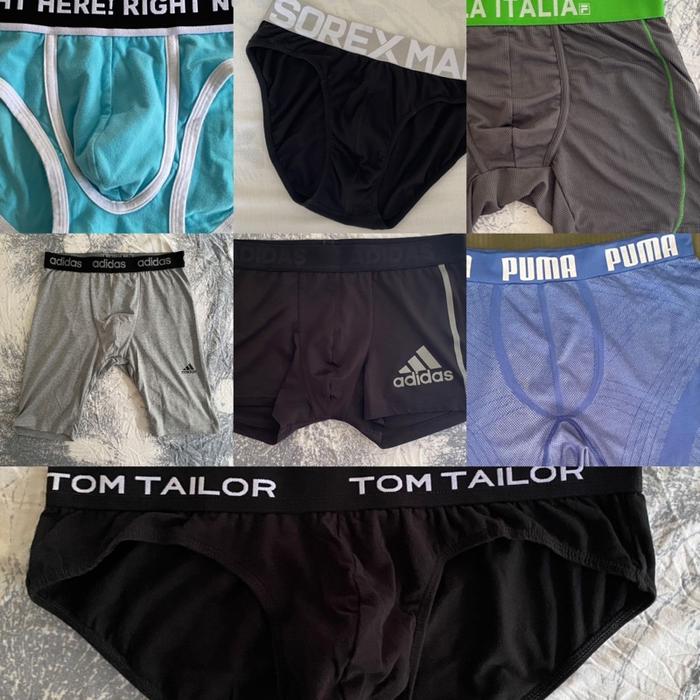 Preloved Men Underwear Size M-XL - Pilihan Warna dan Brand Terbaik