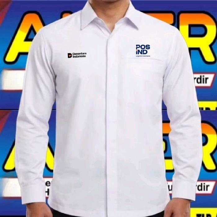 ready kemeja pos Indonesia pdh pos Indonesia baju pos Indonesia seragam pos Indonesia kemeja kerja p