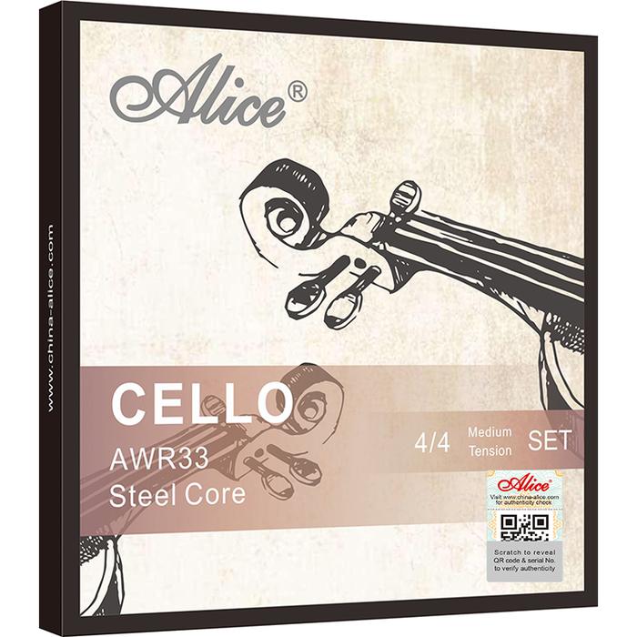 NEW High quality Alice CELLO Strings AWR33 Cello String Set
