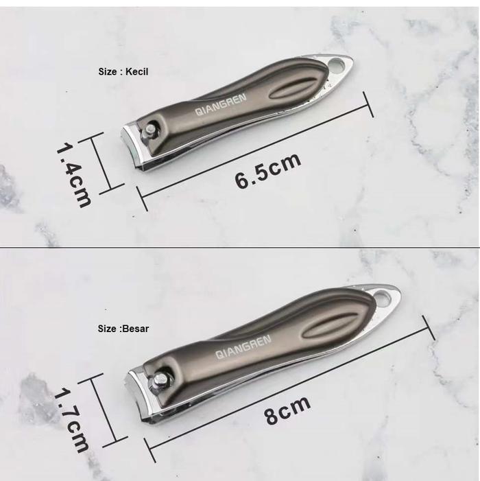 Gunting Kuku Alat Potong Kuku Tajam Stainless Steel