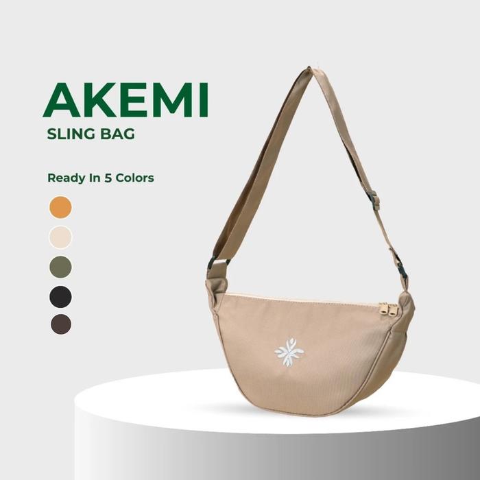 Cresto AKEMI Tas Selempang Sling Bag Pria Wanita Crossbody