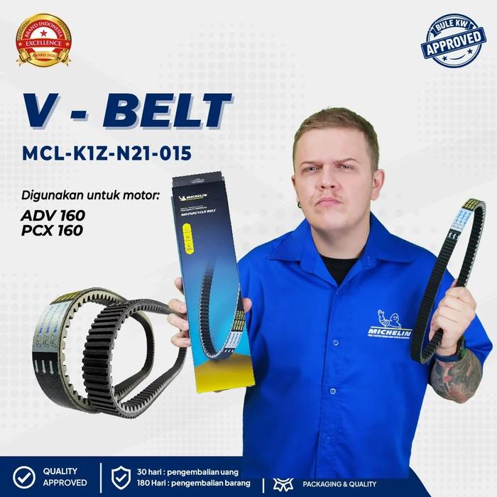Paket CVT Upgrade Motor Matic K1z Michelin Vanbelt Motor V Belt Honda PCX 160 2022 Garansi