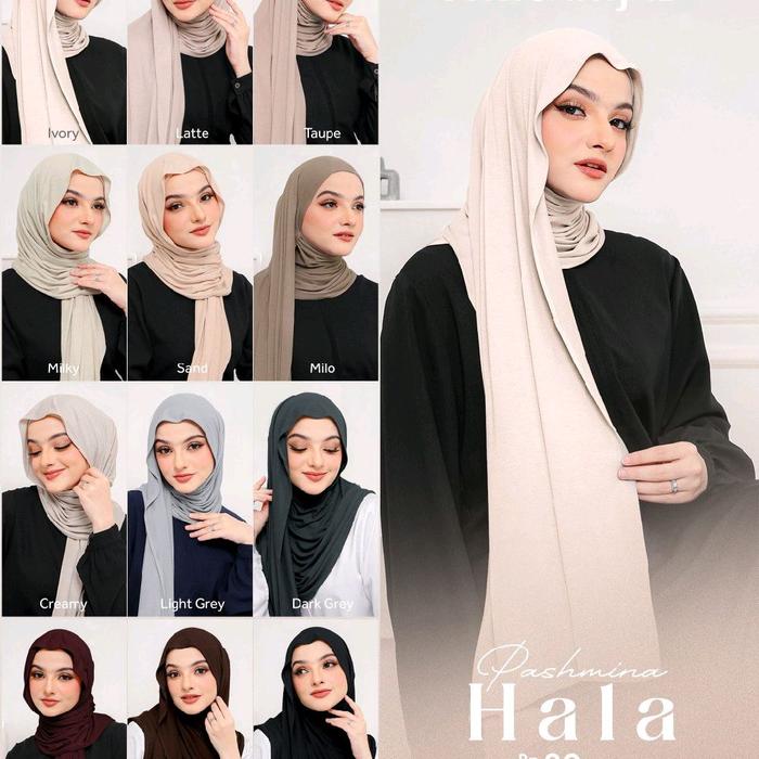 ETHICA Hijab Bahan Kaos Hijab Pasmina Hala