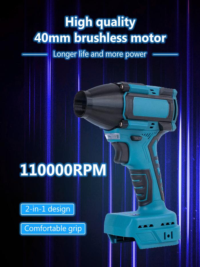 Turbo Fan Air Blower For Makita 18V lithium Battery Jet Fan 40mm Brushless Motor Jet Blower Portable