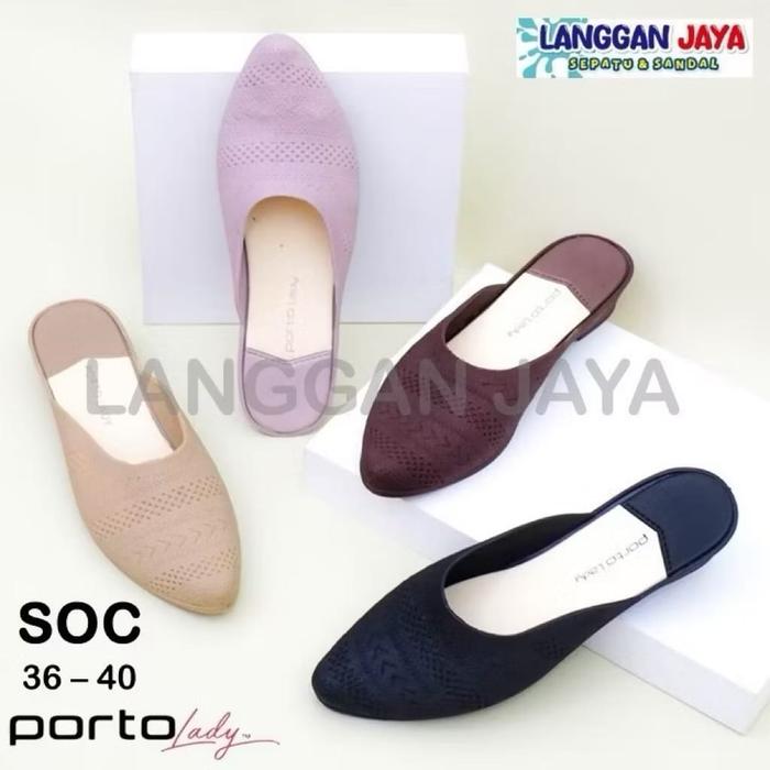 PORTO LADY SOC (36-40) sandal karet wanita model terbaru
