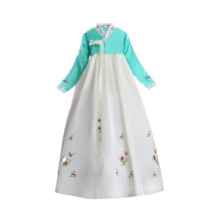 Vintage Hanbok Pakaian Tradisional Korea Wanita Dewasa Femme Korea