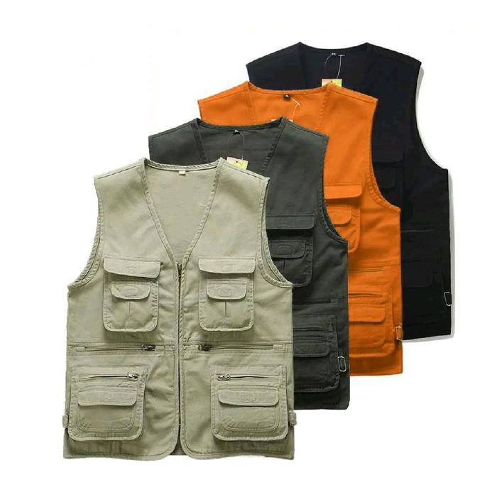 Jaket Vest Tactical 5.11 Vest Rompi Outdoor Trendy dengan Banyak Kantong untuk Kegiatan Luar Ruangan