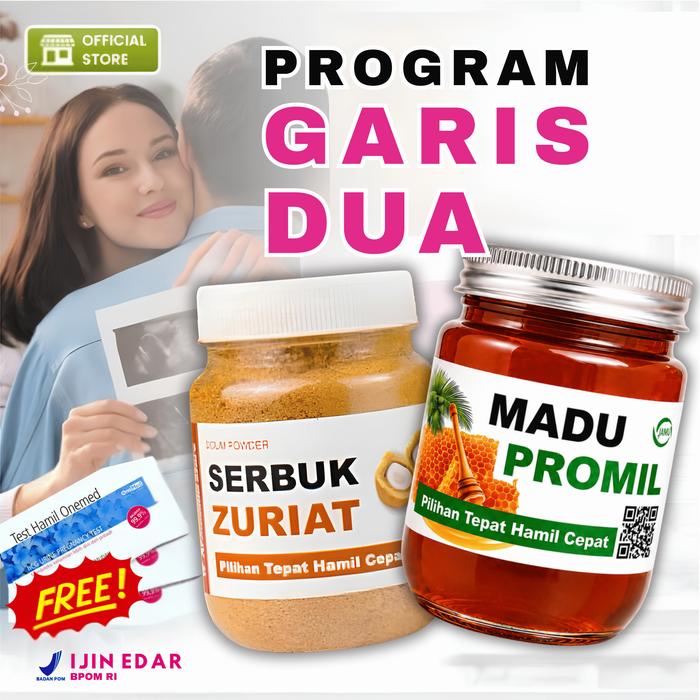 Wight Plus | serbuk zuriat 125gr + madu promil 250gr Paket Lengkap | Promil Pasutri Serbuk Zuriat Al