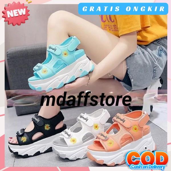 Sepatu Sndal Fashion Anak Perempuan Wesges Amak Kids Cwek Modern Wedged Sol Empuk Murah Wiges Kits S