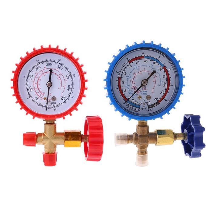 220PSI 500PSI Air Conditioning Refrigerant Recharge Pressure Gauge