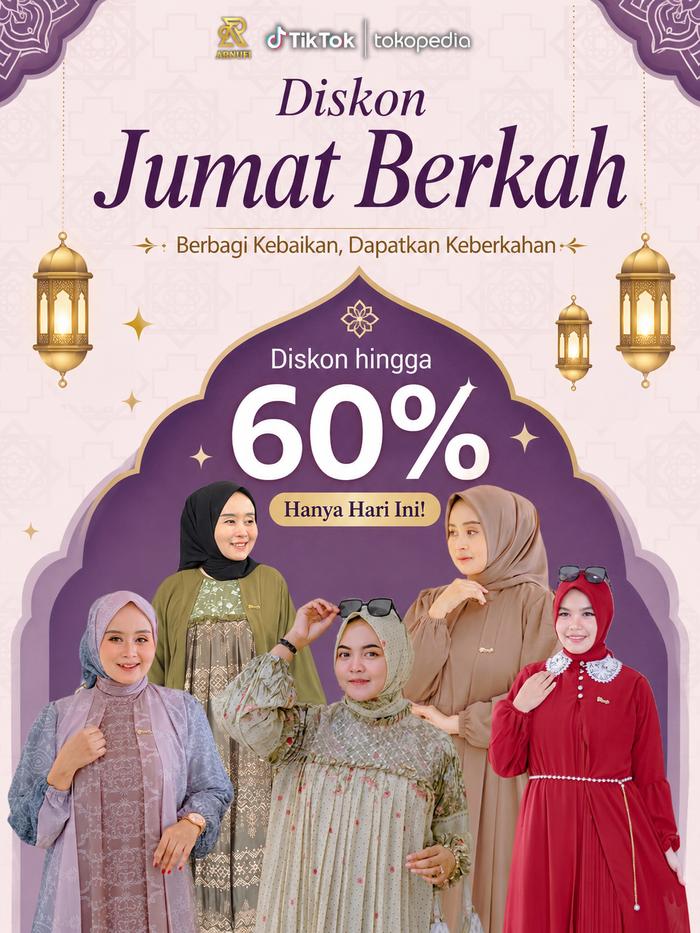 Arnufi - Jumat Berkah Cuci Gudang Gamis (Jumat Berkah) - Promo Spesial Live