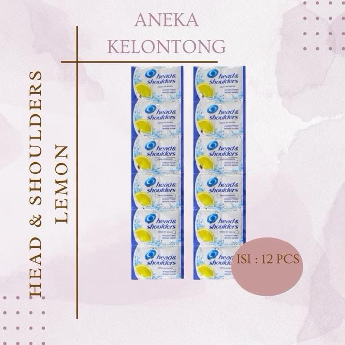 [ 1 RENCENG ] SHAMPOO HEAD AND SHOULDERS LEMON / SAMPO HEAD & SHOULDER  Conditioner Ketombe