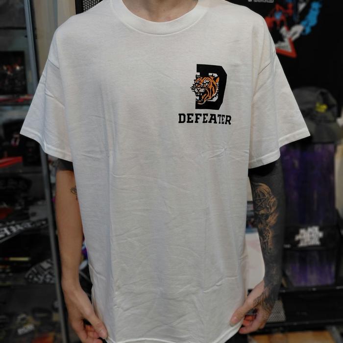 T Shirt Official Band DEFEATER - TIGER WHITE