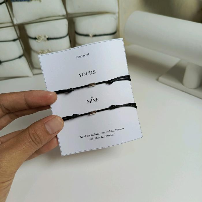 COD Gelang Couple Simple | Gelang Couple tabung | Gelang couple simple termurah