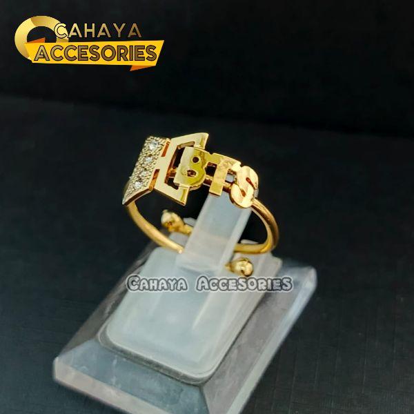 Cincin titanium BTS cincin wanita cincin Rings BTS