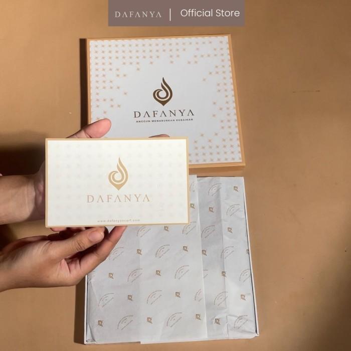 Terlaris Dafanya Scarf - Jilbab Segi Empat Motif Best Collection + Box COD