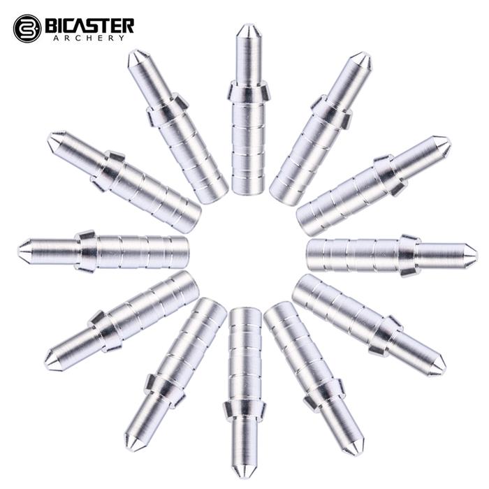 Bicaster 50pcs Arrow Pin Nock Bushing DIY Arrow Nock Pins Adapter for