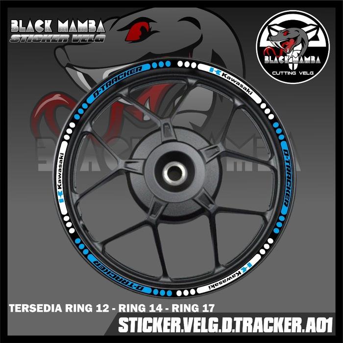 STICKER VELG D-TRACKER- STIKER LIS LIST VARIASI BAN/VELG KAWASAKI D-TRACKER A01