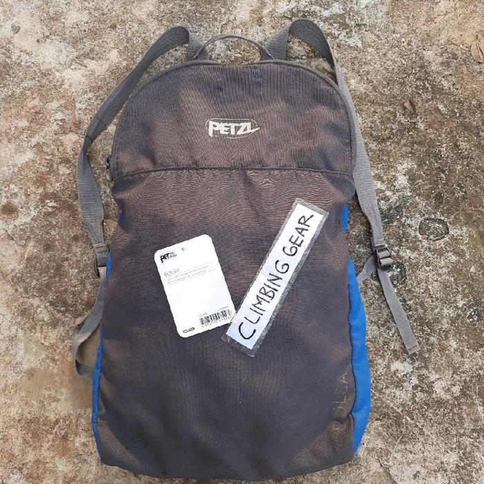 PETZL BOLSA ROPE BAG TAS CLIMBING PANJAT DENGAN ALAS