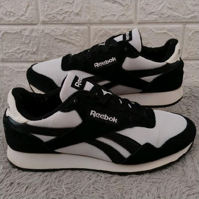 Sepatu Anak Second Reebok Royal Ultra Black White Bekas Preloved