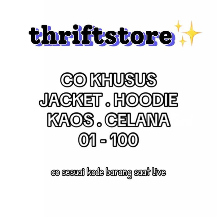 Barang thrift atau second