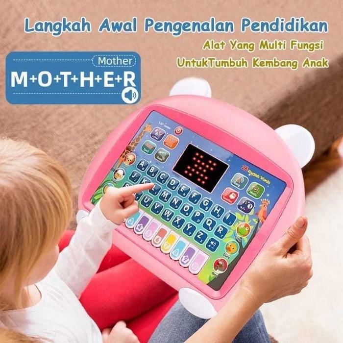 Tablet Belajar Huruf Mainan Laptop Edukasi Anak Mainan Tablet Musik Piano Anak Laptop Mainan Edukasi
