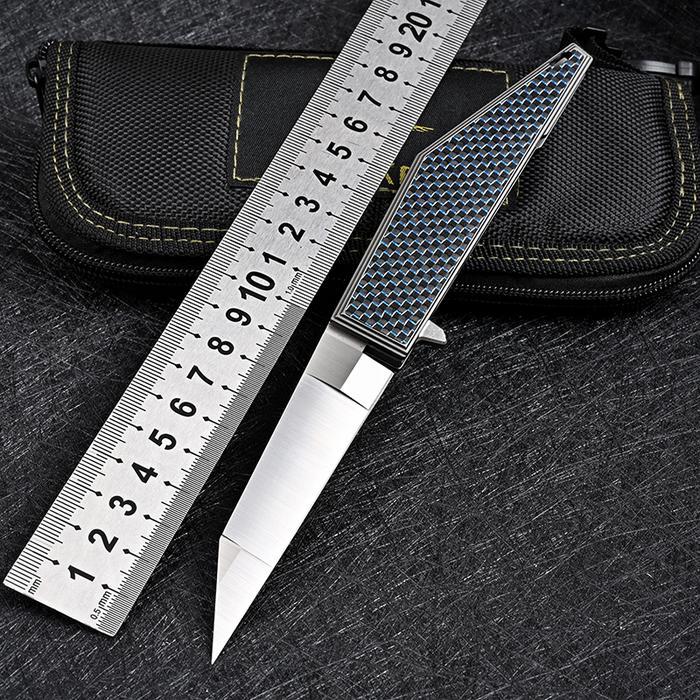 Tactical hunting folding blade knife M390 steel knives outdoor
