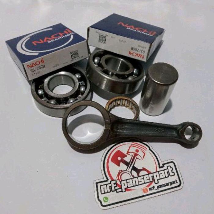 STANG SEHER GL 100 383//CONROAD PISTON+LAHER/BEARING KRUG AS HONDA GL 100 CB 100 K3 CG110 CG125 KODE