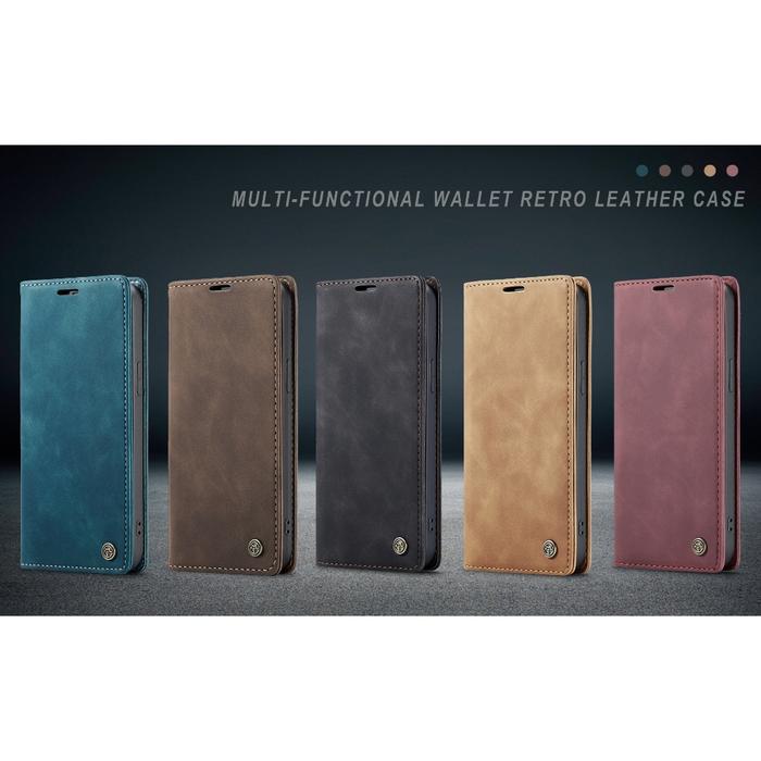 Case hp reno 11 5g reno 11 pro 5g reno 11F 5g Case Caseme Cover Leather Wallet sarung - Hitam