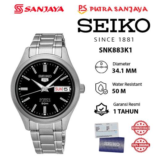 Jam Tangan Wanita Automatic SEIKO SNK883 SNK883K1 Original Garansi Resmi 1 tahun Stainless Steel