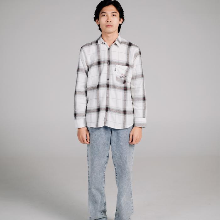 Kubik Society Flanel - Key White Kubik Society
