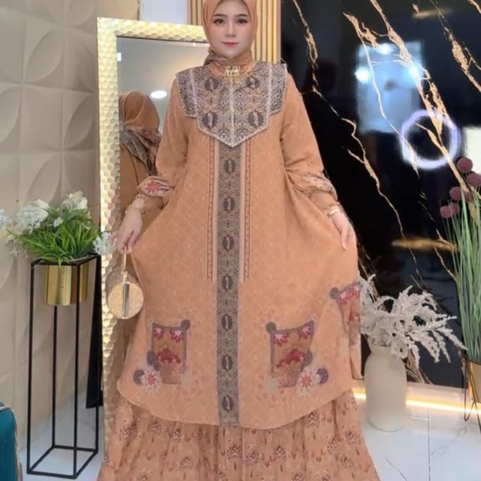 Ready Gamis set SCRAFT BY AZIZIL SYARI
