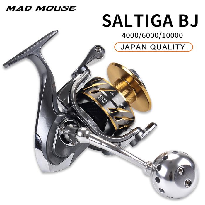 Japan Quality MADMOUSE SALTIGA BJ 4000 /6000/10000 Spinning Jigging