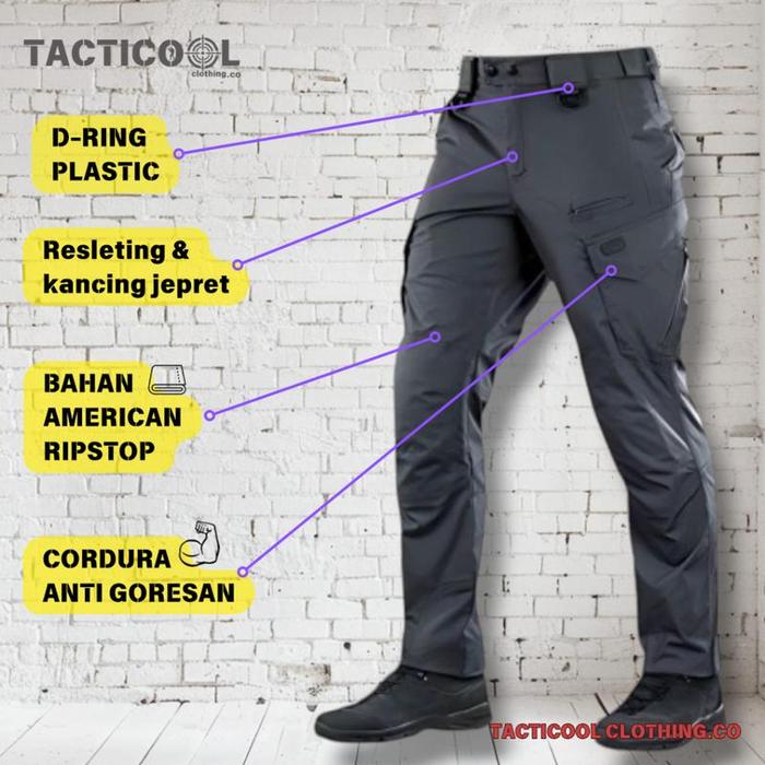 Celana Cargo Tactical Panjang Pria Cartenz M TAC Cargo 100% ORIGINAL Premium Outdoor Activities