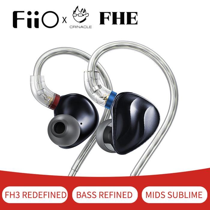 FIIO x Crinacle FHE:Eclipse 1DD+2BA In-Ear Monitor Earphone FIIO FH3