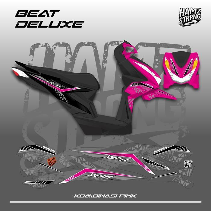 Striping Transparan Beat Deluxe 2020-2024 Motif Segitiga Hits Warna [NTS]