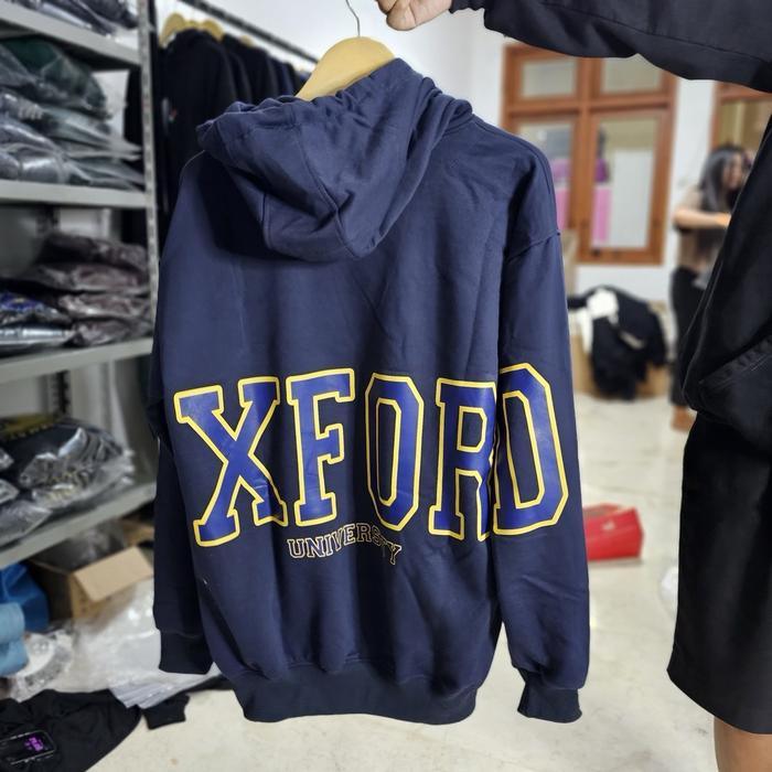 jaket navy oxford university