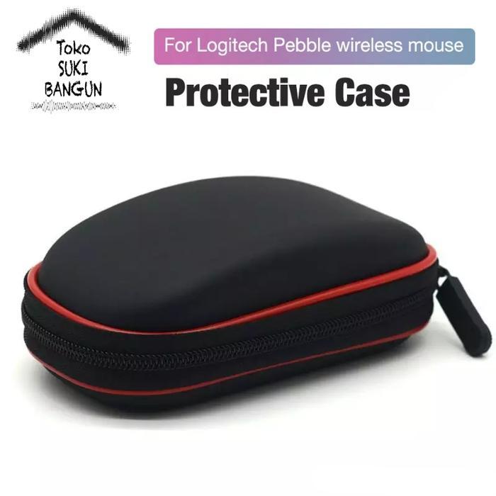 Case untuk Mouse Logitech Pebble M350 Zipper Storage EVA Casing Cover Pouch