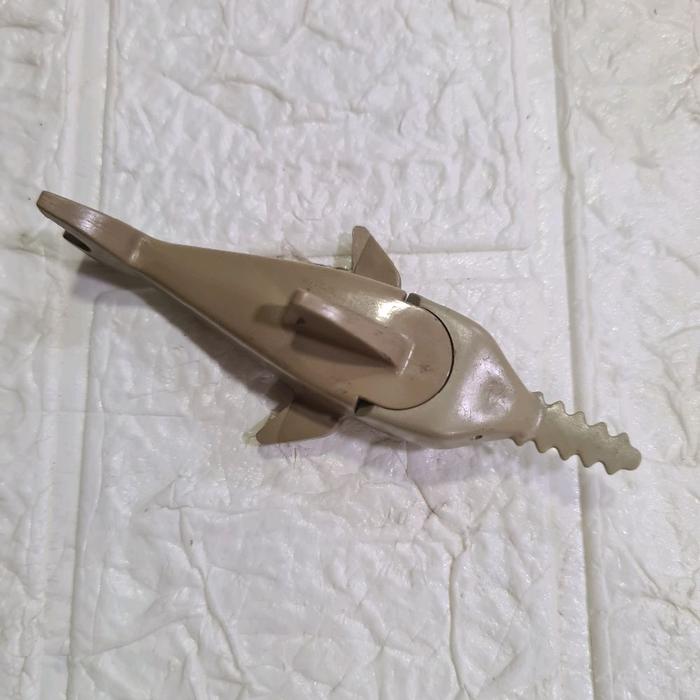 Lego city animal Shark dark tan.