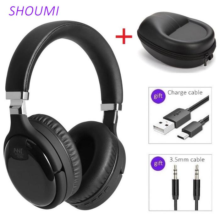 e Noise Cancelling Headsets Bluetooth Stereo Helmet ANC Wireless