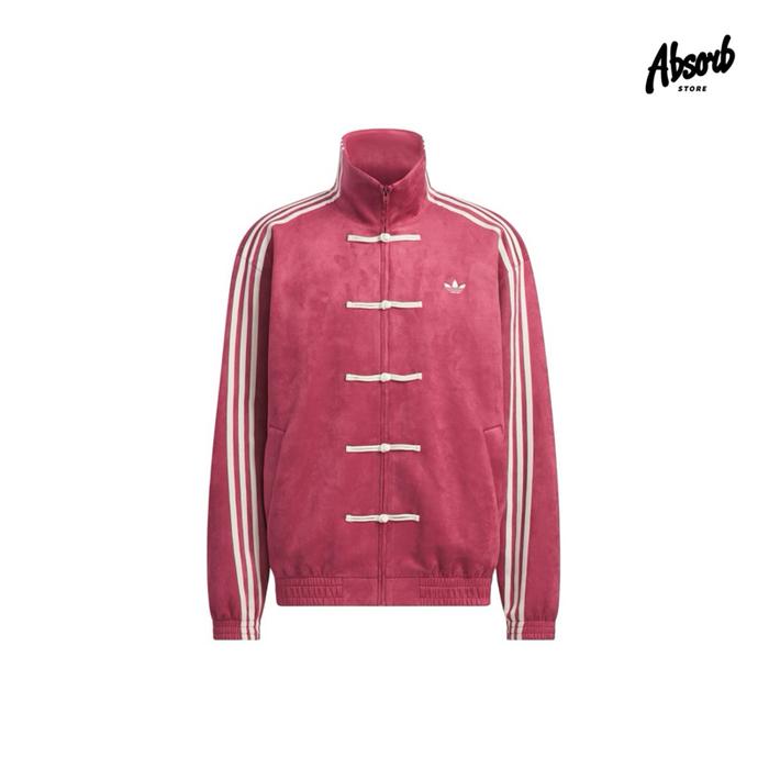 Adidas Originals CTT Chinese Track Top 3.1 Jacket (Burgundy) Pink Red Tracktop Jaket Cheongsam 100% 