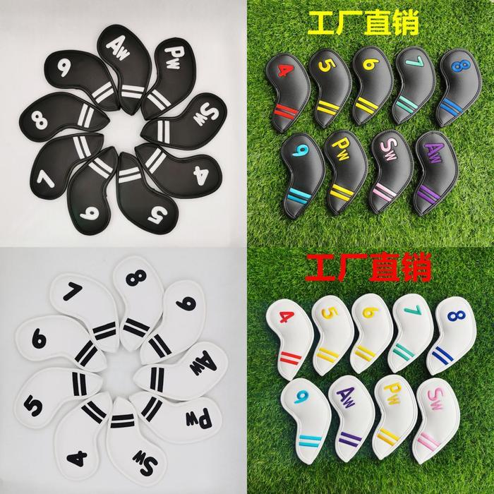PREMIUM Iron Set Head Cover Golf Iron Stick Sarung Penutup Stick Golf Club Iron