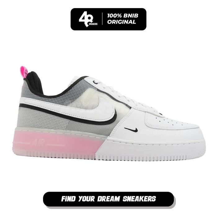 Sepatu Sneakers Pria Nike A F 1 React White (DV0808-100) Original