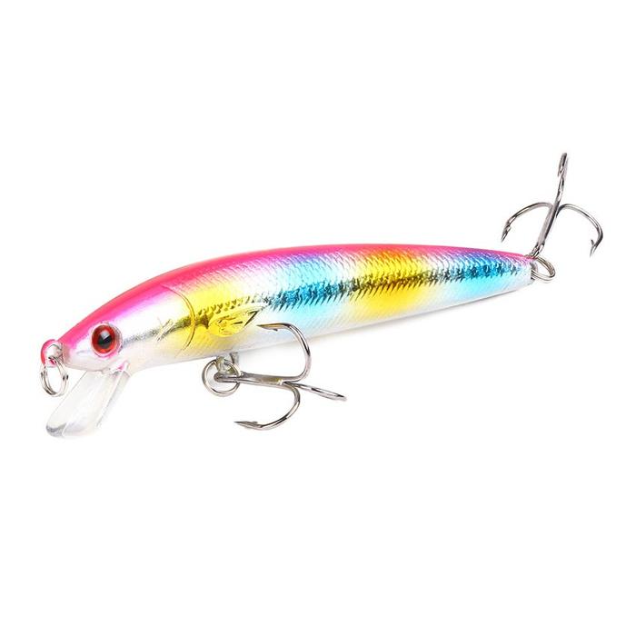 10Pcs Umpan Pancing Minnow 10cm/9g Fishing lure motif ikan kecil Swimbait Fishing Lure Ikan Bait Bas