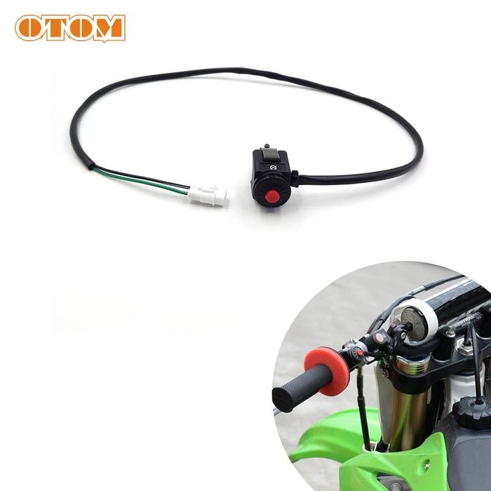 OTOM Motorcycle Handlebar Grip On/Off Waterproof Momentary Latching