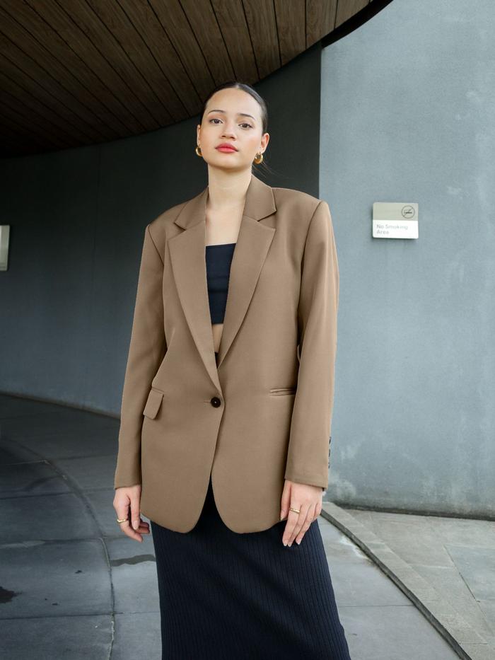 KAIAHATI - Gracia Oversized Blazer | Jas Blazer Wanita | Setelan Wanita | Woman Suit | Blazer Casual