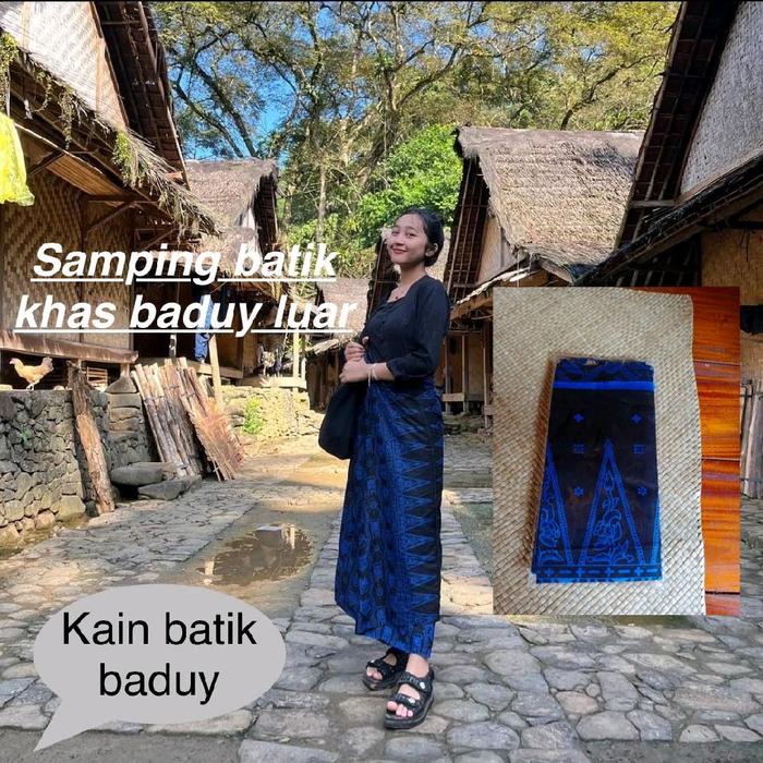 kain batik baduy khas suku baduy