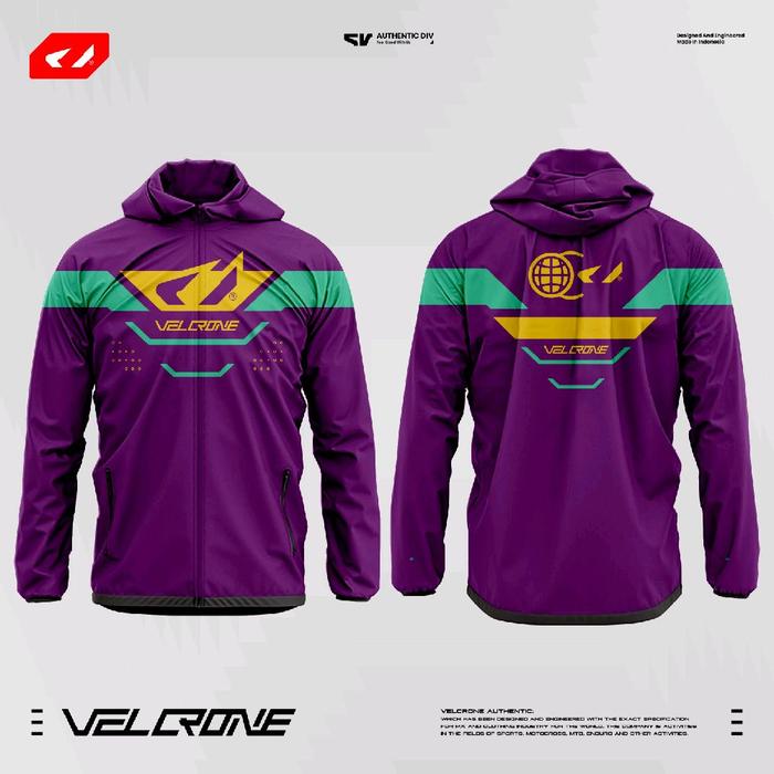 JACKET WINDBREAKER VELCRONE/JACKET VELCRONE/JACKET WATERPROOF CUSTOM